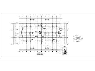 某小区框架结构半地下车库结构设计施工图