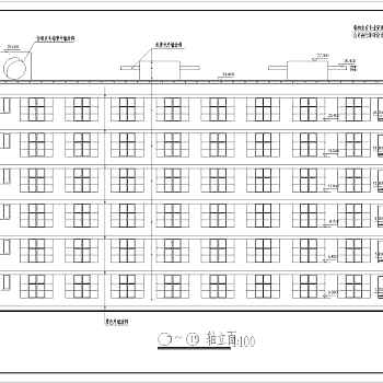 某地六层框架结构教学楼建筑结构施工图3D模型