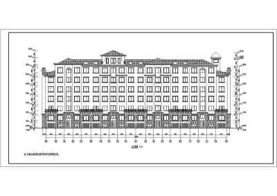 某地区六层框架结构住宅楼建筑施工图