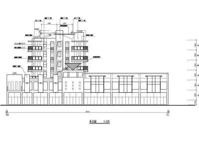 小区多层住宅建筑设计图