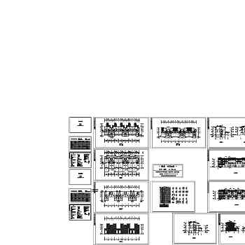 玉泉馨园别墅施工图3D模型