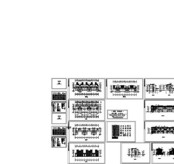 玉泉馨园别墅施工图3D模型