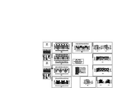 玉泉馨园别墅施工图3D模型