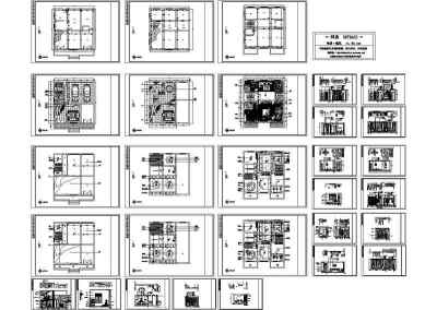 别墅室内装修图纸3D模型