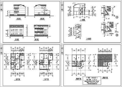 乡村别墅建筑图3D模型