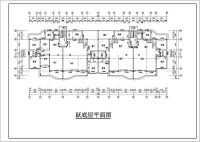 某小区多层住宅建筑设计图