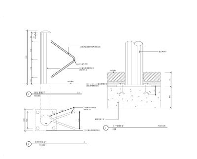 古镇名邸别墅景观施工图全套3D模型