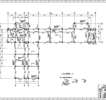 某地多层框架结构综合办公楼结构设计施工图