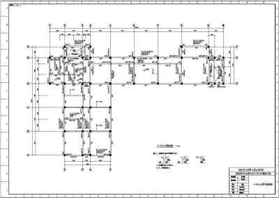 某地多层框架结构综合办公楼结构设计施工图