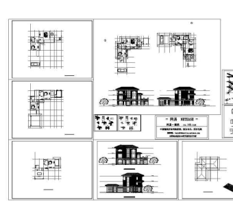 私人别墅建筑施工图