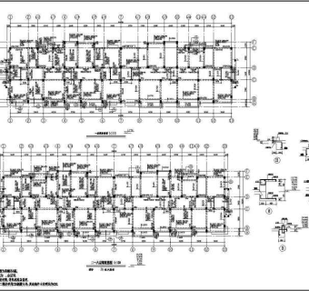 某地六层框架结构住宅楼结构施工图