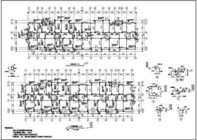 某地六层框架结构住宅楼结构施工图