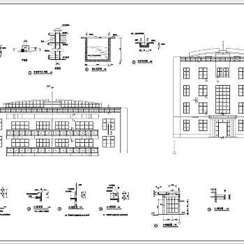 某地多层框架结构多层住宅楼建筑施工图