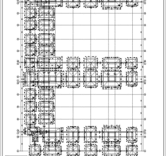 某地混凝土框架结构教学楼结构施工图纸