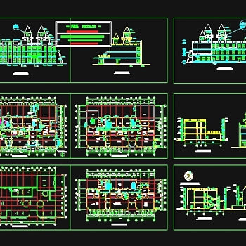 幼儿园设计建筑图3D模型