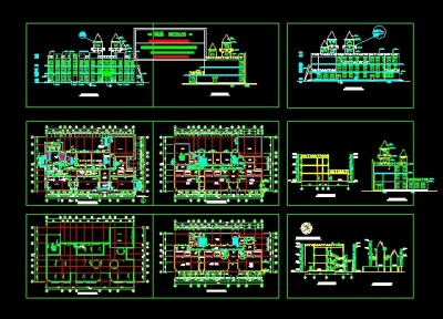 幼儿园设计建筑图3D模型