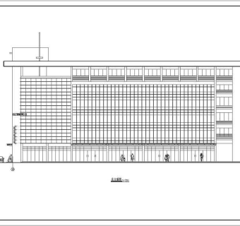 某地框架结构商务楼建筑及结构设计施工图