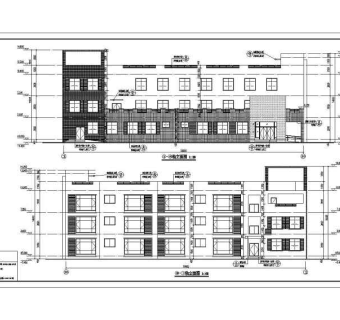某地区三层框架结构幼儿园建筑设计施工图