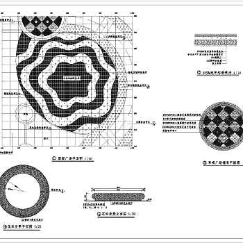 某地区幼儿园室外景观设计施工图纸3D模型