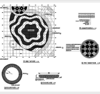 某地区幼儿园室外景观设计施工图纸3D模型