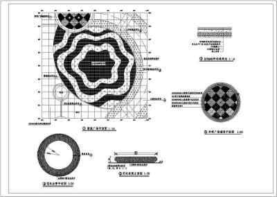 某地区幼儿园室外景观设计施工图纸3D模型