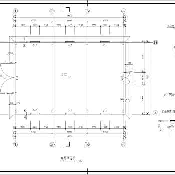 某钢构发电机房建筑结构施工图