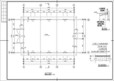 某钢构发电机房建筑结构施工图