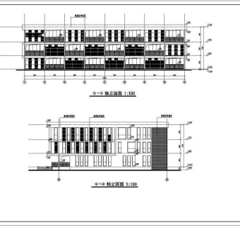 江苏某地三层幼儿园建筑设计施工图