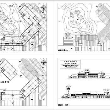 别墅区会所建筑图