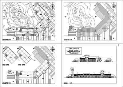 别墅区会所建筑图