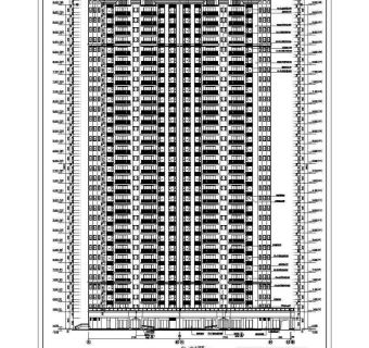 某地区32层剪力墙住宅群及幼儿园结构施工图（含地下车库）