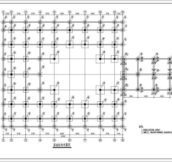某地二层框架结构寺庙楼结构施工图
