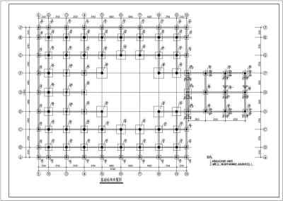 某地二层框架结构寺庙楼结构施工图