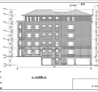 武汉市五层框架结构教学楼建筑结构施工图