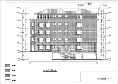 武汉市五层框架结构教学楼建筑结构施工图