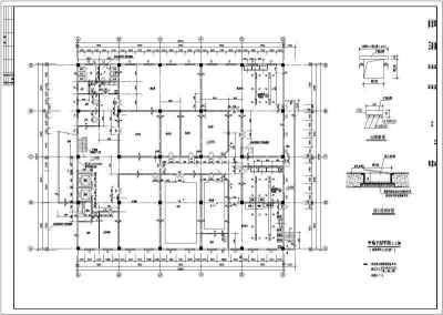 农大东区食堂建筑设计CAD施工图