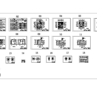 完整豪华欧式别墅施工图