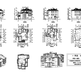 全套别墅图纸