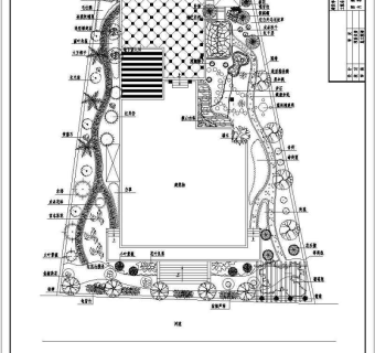 私家别墅绿化设计平面图