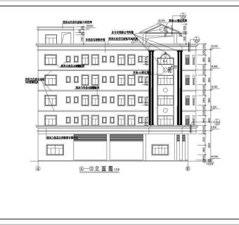 某五层宿舍楼全套建筑、结构施工图
