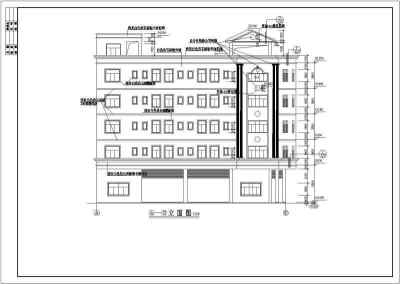 某五层宿舍楼全套建筑、结构施工图