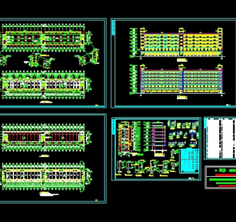 厂宿舍楼施工图