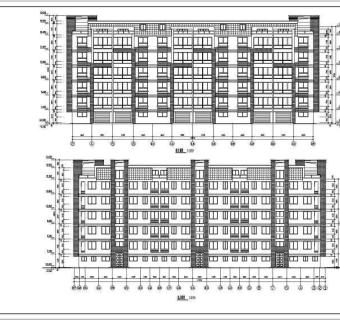某六层框架商铺住宅楼结构设计施工图