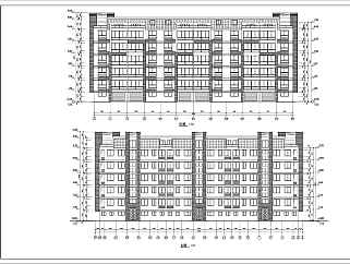 某六层框架商铺住宅楼结构设计施工图
