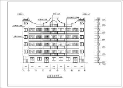 某五层宿舍楼建筑、结构设计施工图