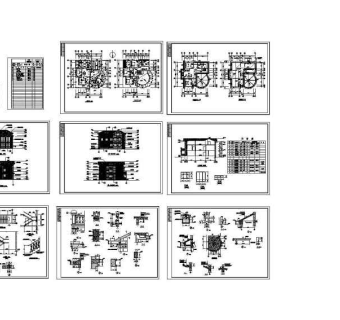 某花园A型别墅建筑施工图