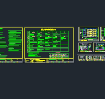 中学多样式教学楼装修设计图（共22套)3D模型