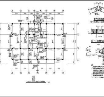 某地中学教师宿舍楼结构设计施工图
