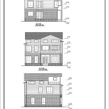 某二层别墅建筑、结构施工图含PKPM文件