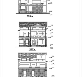 某二层别墅建筑、结构施工图含PKPM文件